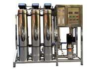 FRP Reverse Osmosis Filtration Systems 500L RO Mineral Pure Water Desalination Filter Machine With Sand Filter